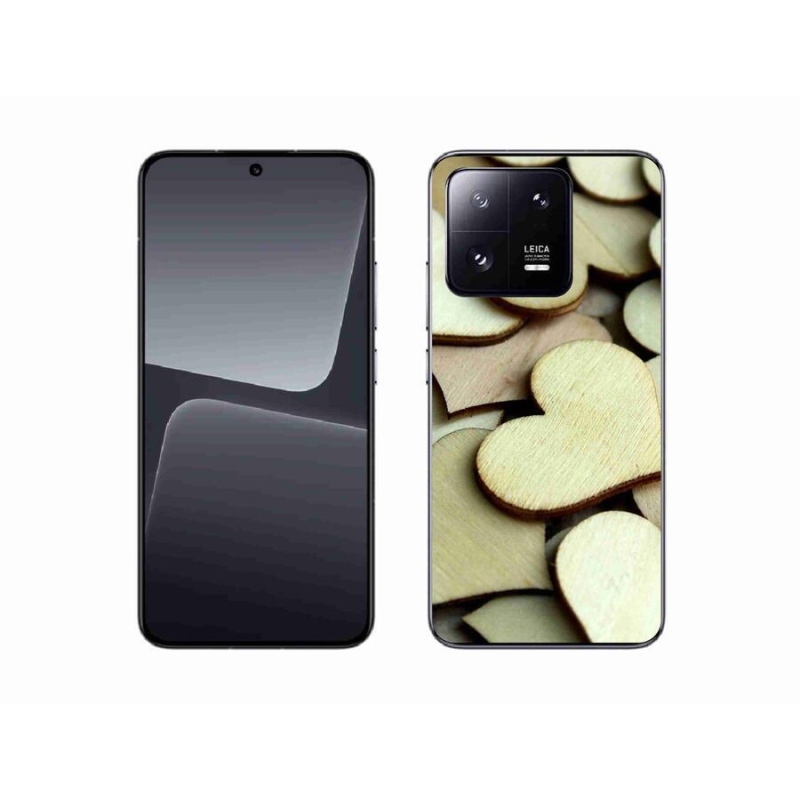 Gél borító mmCase a Xiaomi 13-hoz - fából készült szívek