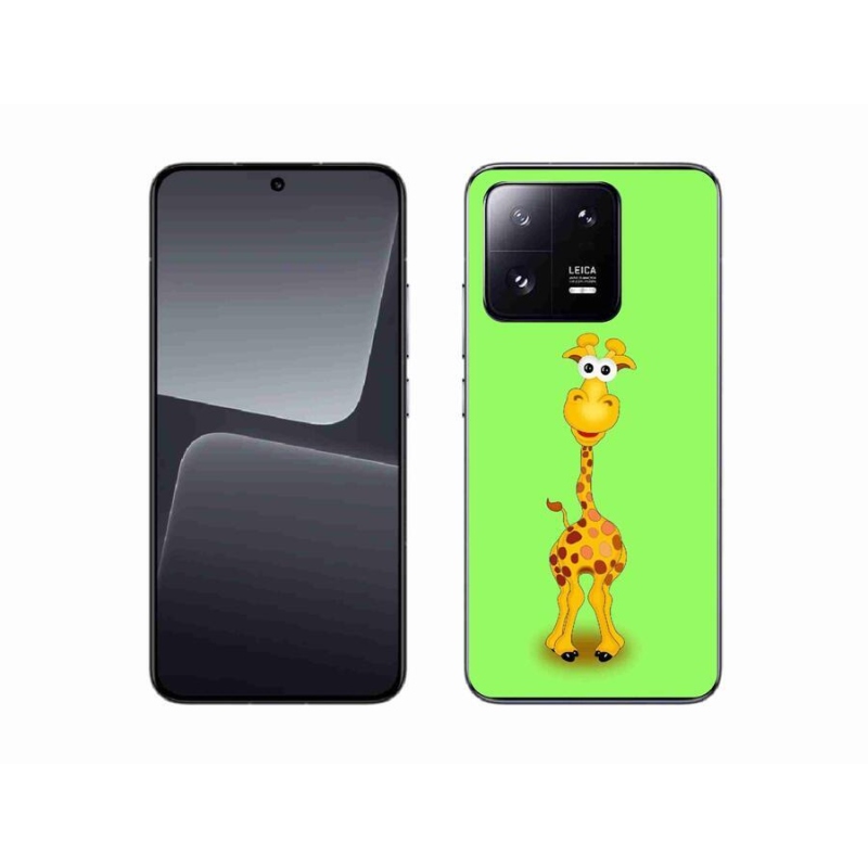 Gél borítás mmCase a Xiaomi 13-hoz - rajzfilm zsiráf