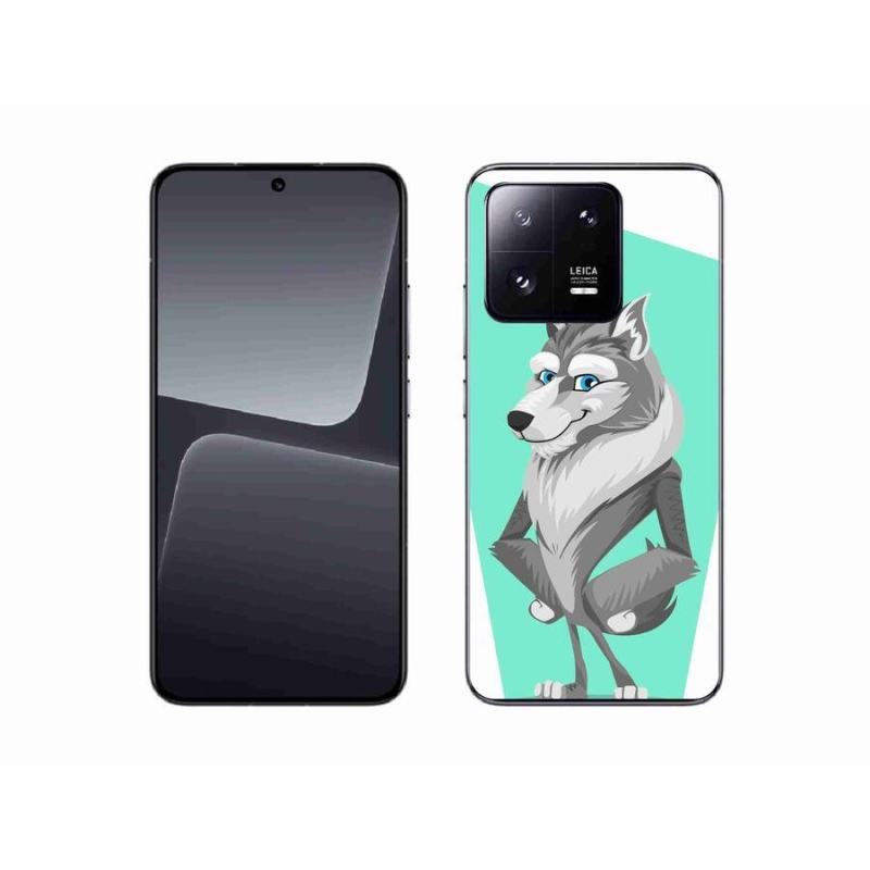 Gél borító mmCase a Xiaomi 13 - rajzfilm farkashoz
