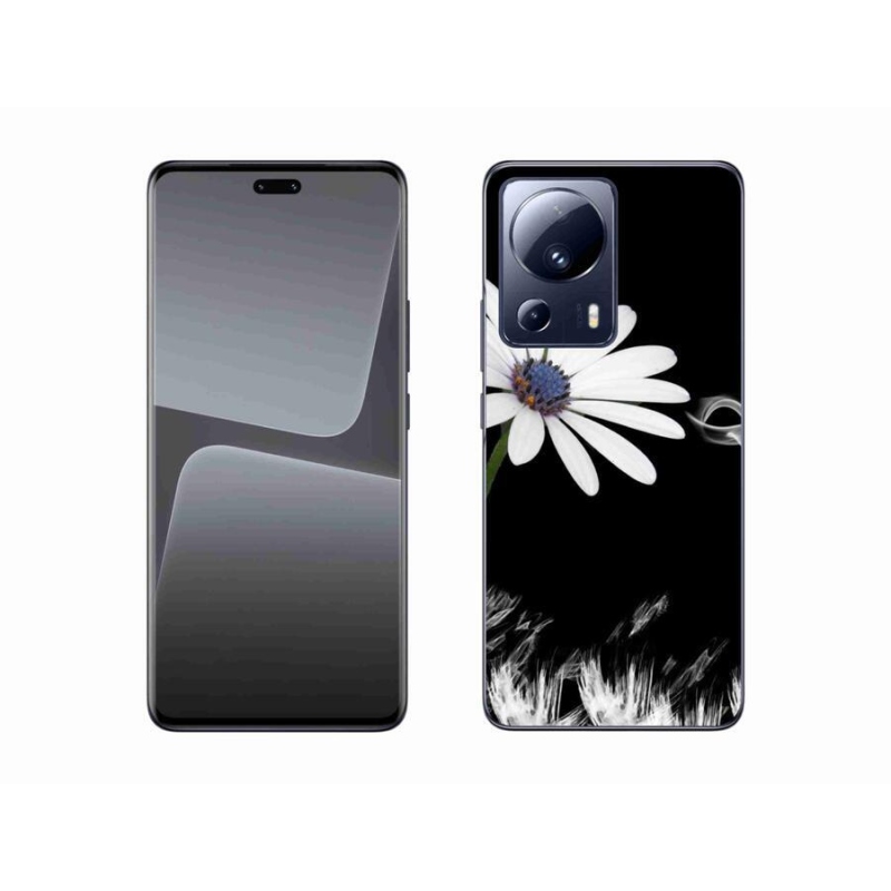 Gél borítás mmCase a Xiaomi 13 Lite-hoz - fehér virág