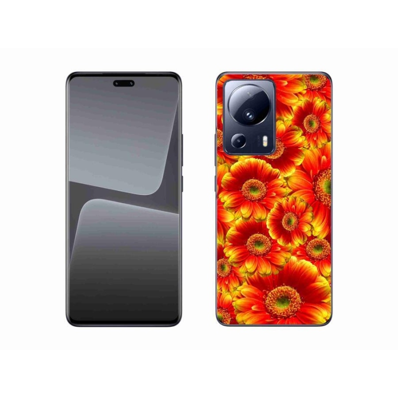 Gél borítás mmCase a Xiaomi 13 Lite-hoz - gerbera 1