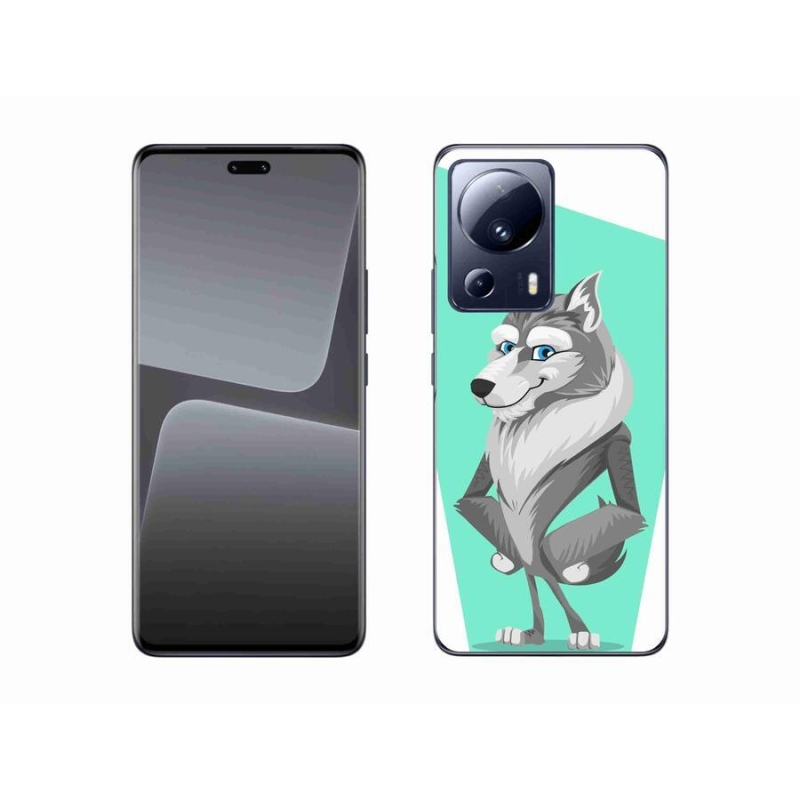 Gél borító mmCase a Xiaomi 13 Lite-hoz - rajzfilm farkas