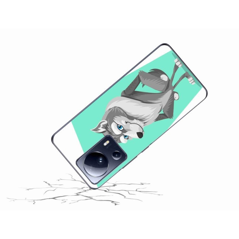 Gél borító mmCase a Xiaomi 13 Lite-hoz - rajzfilm farkas