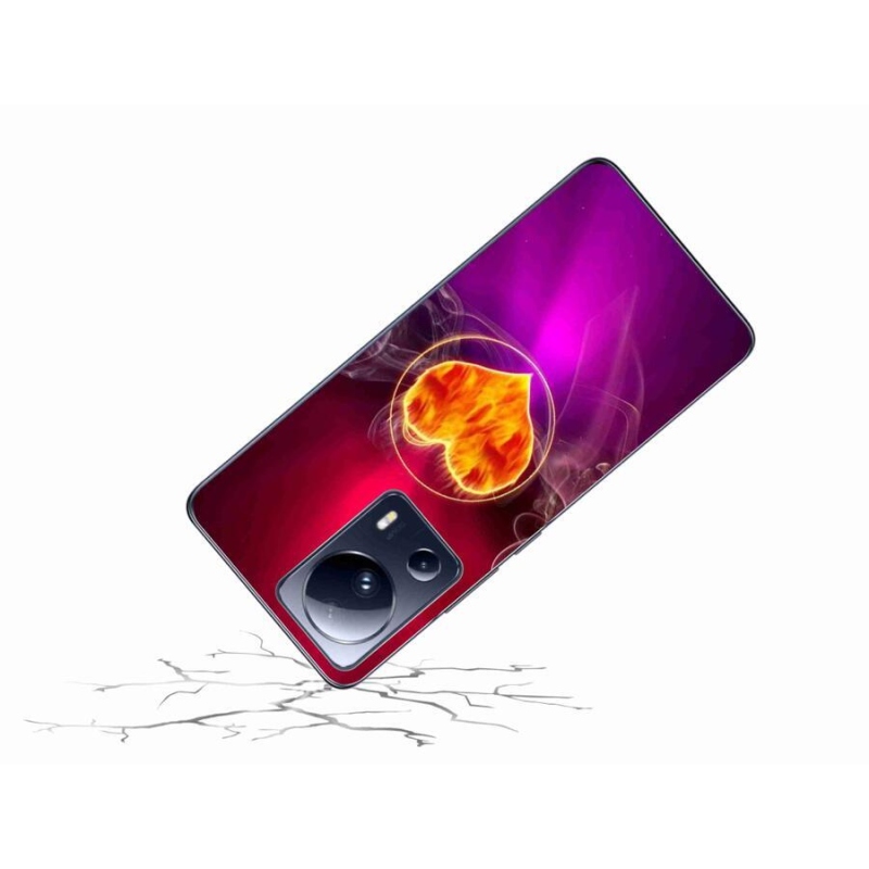 Gél borítás mmCase a Xiaomi 13 Lite számára - tüzes szív