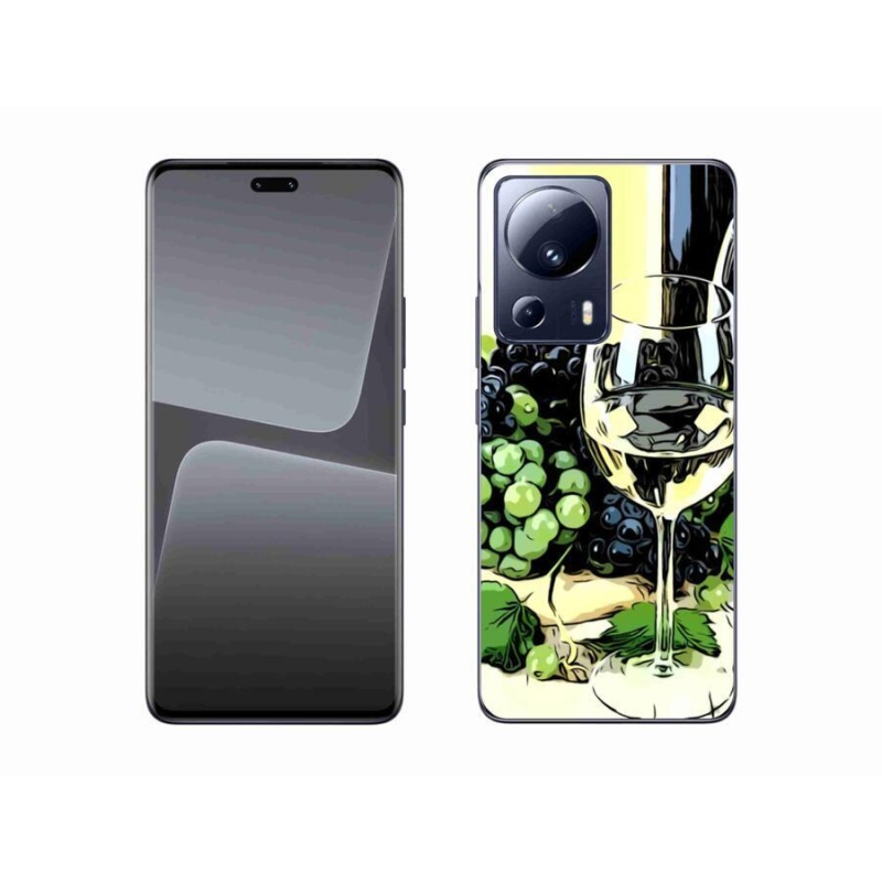 Gél borítás mmCase a Xiaomi 13 Lite számára - pohár bor