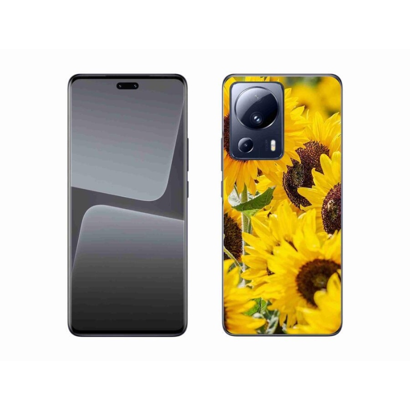 Gél borítás mmCase a Xiaomi 13 Lite készülékhez - Napraforgó