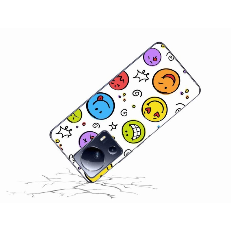Gél borítás mmCase a Xiaomi 13 Lite-hoz - smiley-k