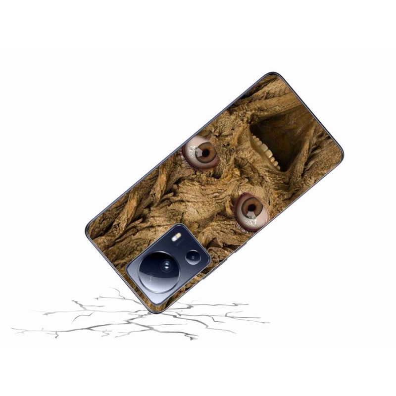 Gél borító mmCase a Xiaomi 13 Lite-hoz - vidám fa szemekkel