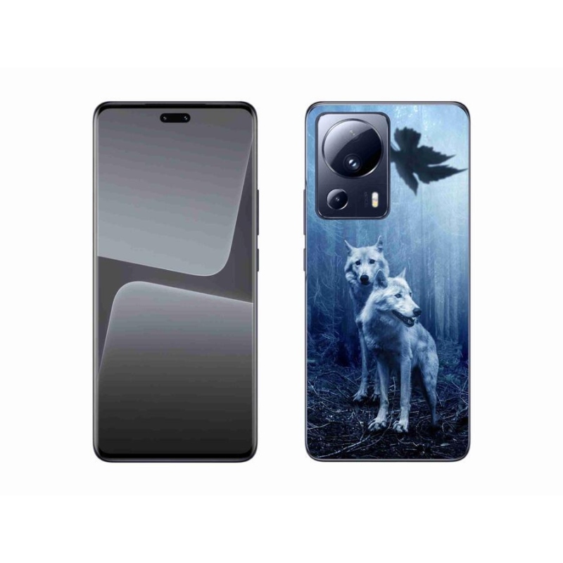 Gél borítás mmCase a Xiaomi 13 Lite-hoz - farkasok az erdőben