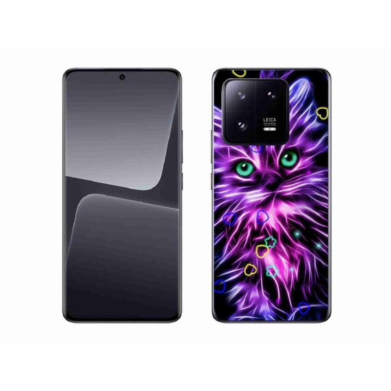 Gél borítás mmCase a Xiaomi 13 Pro számára - absztrakt macska