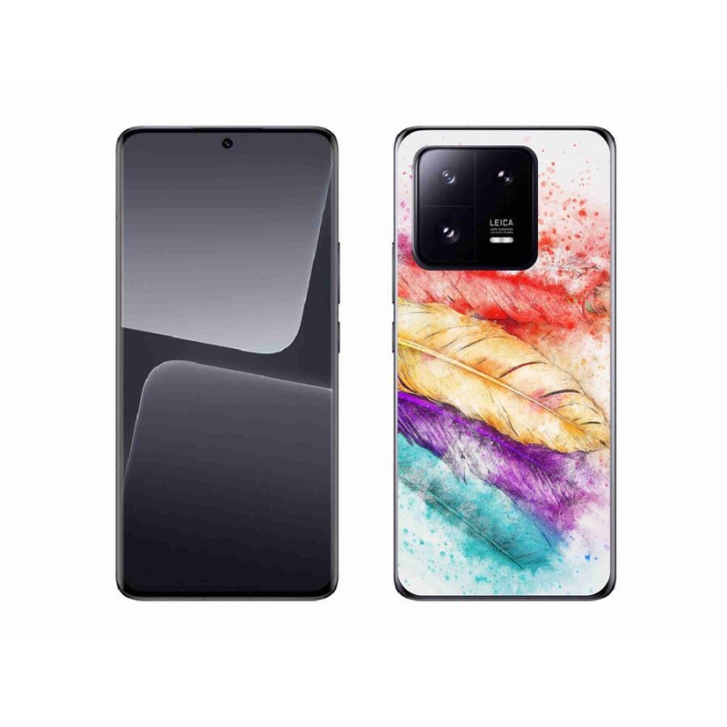 Gél borítás mmCase a Xiaomi 13 Pro számára - színes tollak