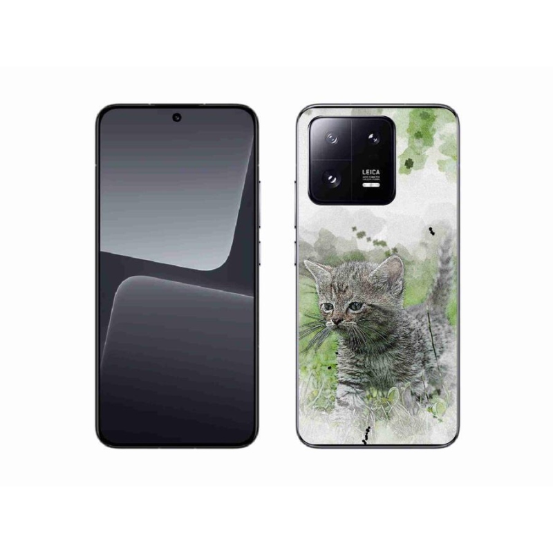 Gél borító mmCase a Xiaomi 13-hoz - aranyos cica 1