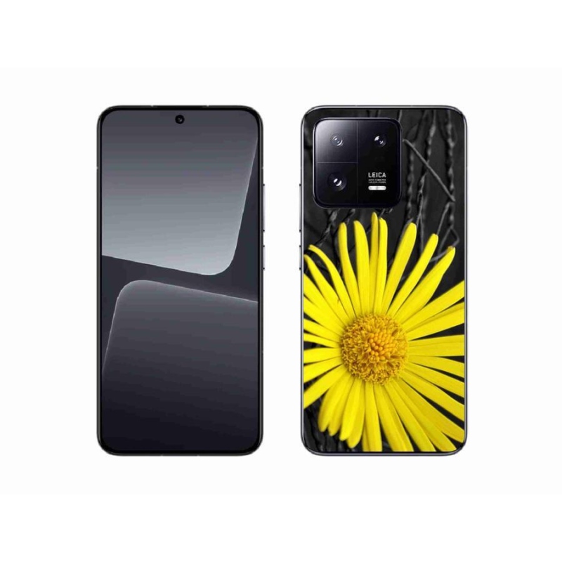 Gél borító mmCase a Xiaomi 13-hoz - sárga virág