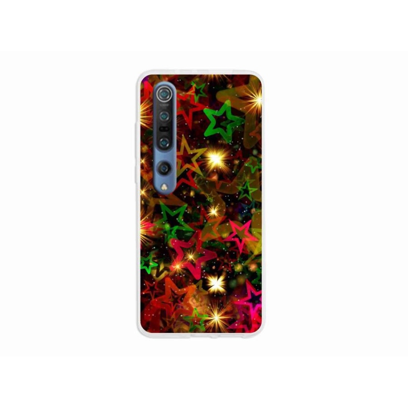 Gél borítás mmCase a Xiaomi Mi 10 készülékhez - színes csillagok
