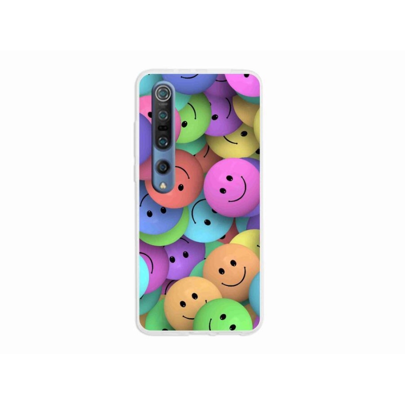 Gél borító mmCase a Xiaomi Mi 10 készülékhez - színes smiley-k