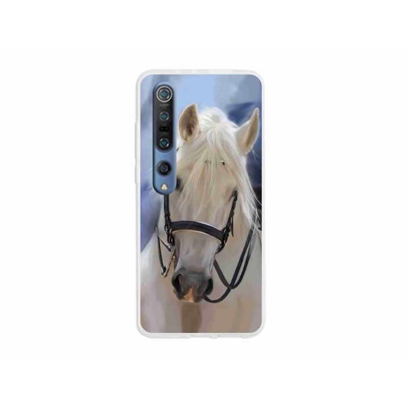 Gél borítás mmCase a Xiaomi Mi 10 készülékhez - fehér ló