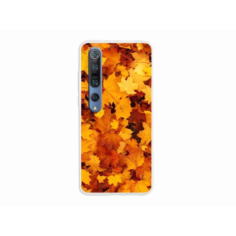 Gél borítás mmCase a Xiaomi Mi 10 készülékhez - juharlevelek