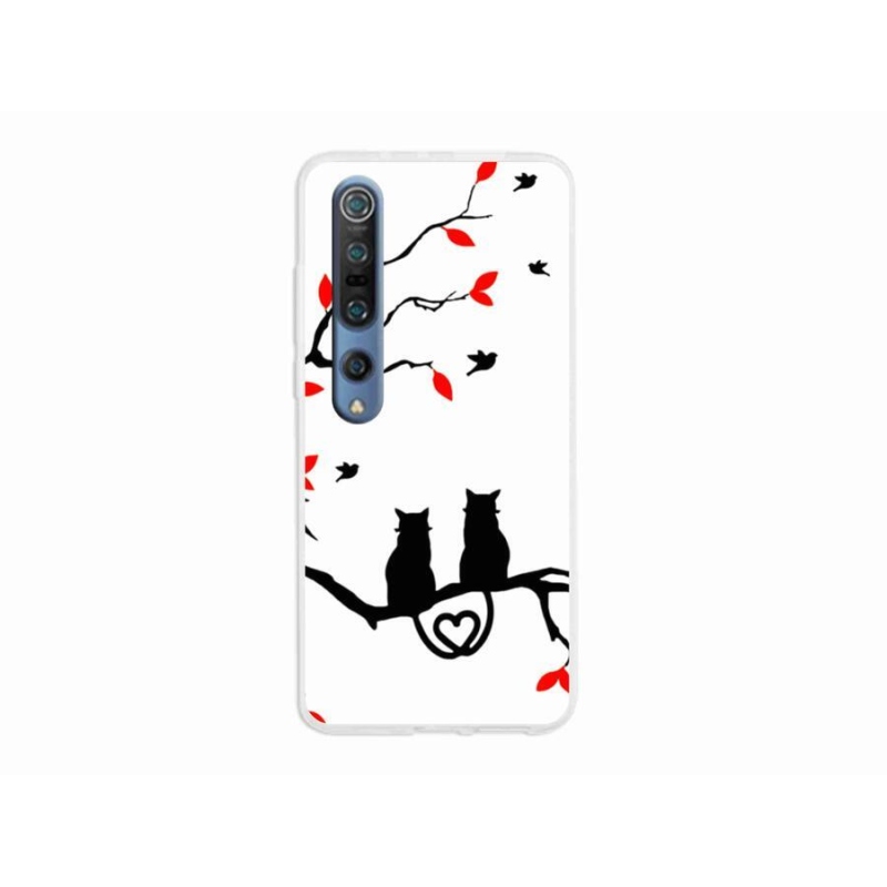 Gél borítás mmCase a Xiaomi Mi 10 készülékhez - macska szeretet