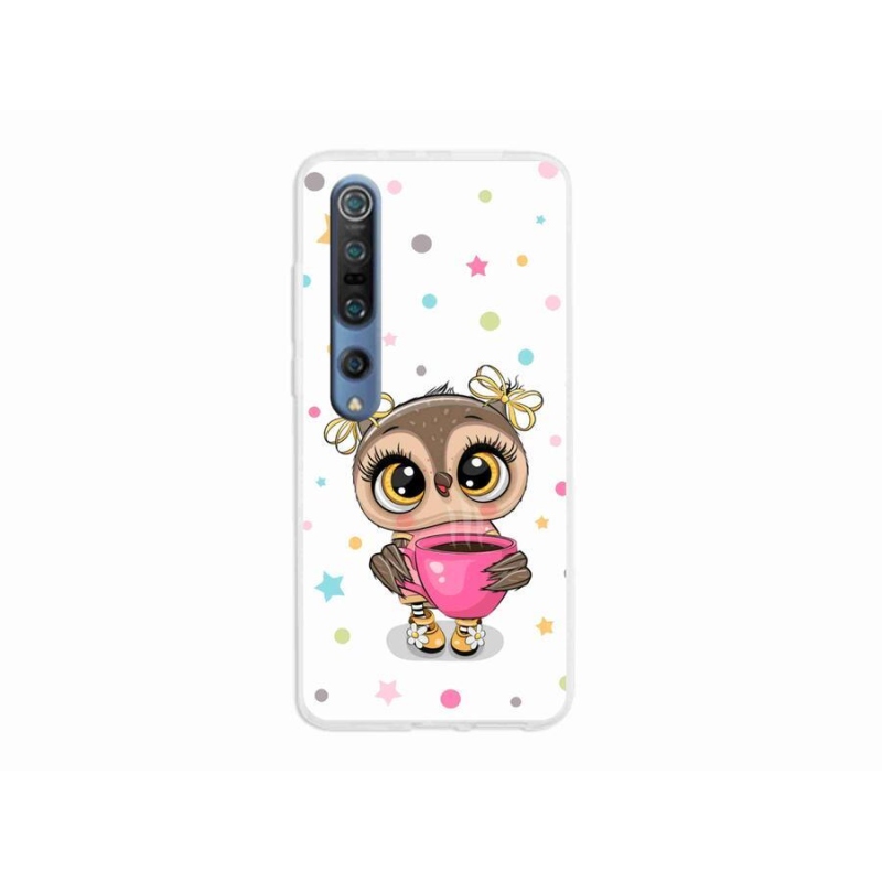 Gél borítás mmCase a Xiaomi Mi 10 készülékhez - rajzfilm bagoly