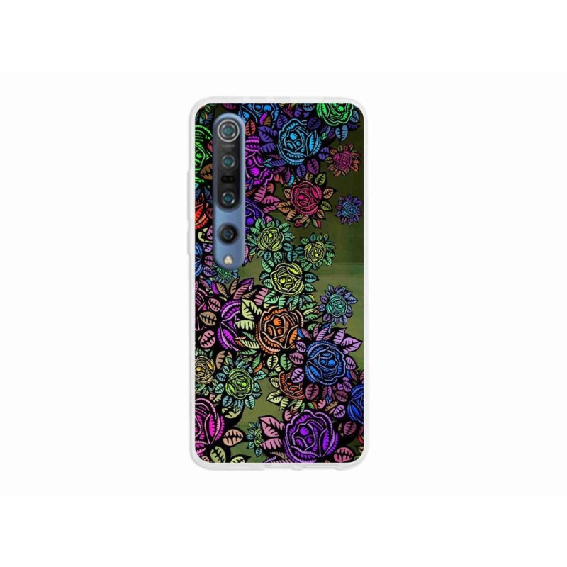 Gél borítás mmCase a Xiaomi Mi 10 - virágok 6