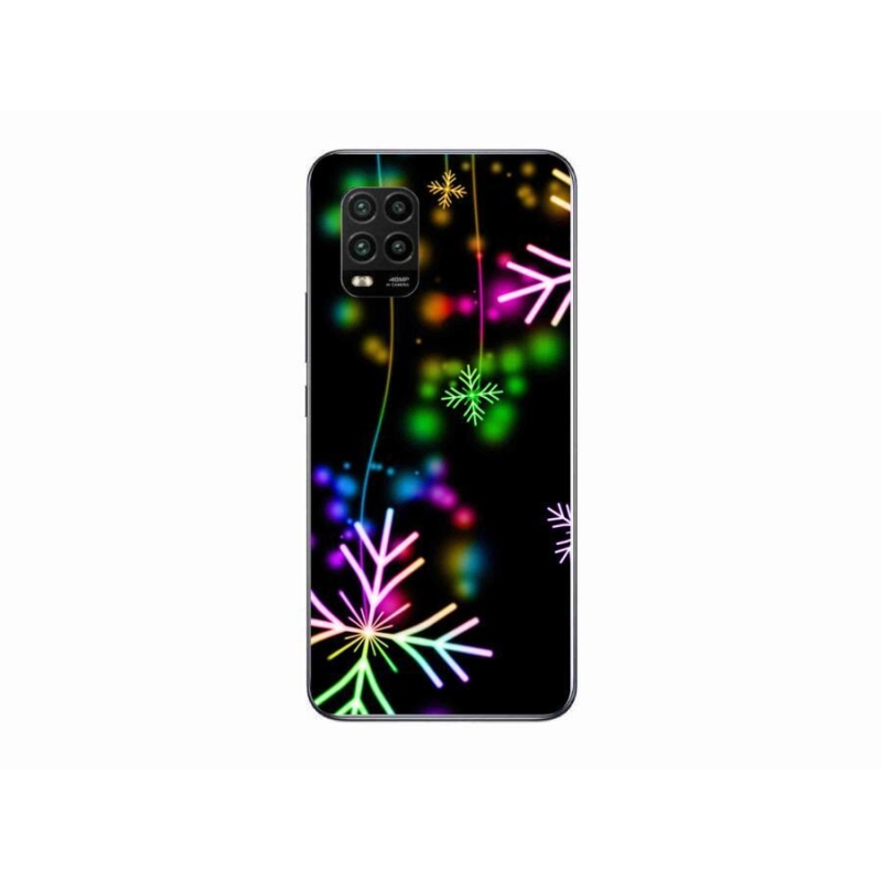 Gél borítás mmCase a Xiaomi Mi 10 Lite készülékhez - színes hópelyhek