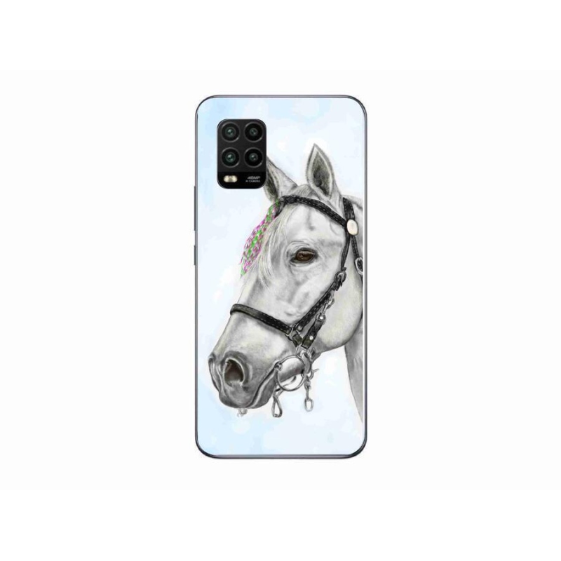 Gél borítás mmCase a Xiaomi Mi 10 Lite-hoz - fehér ló 1