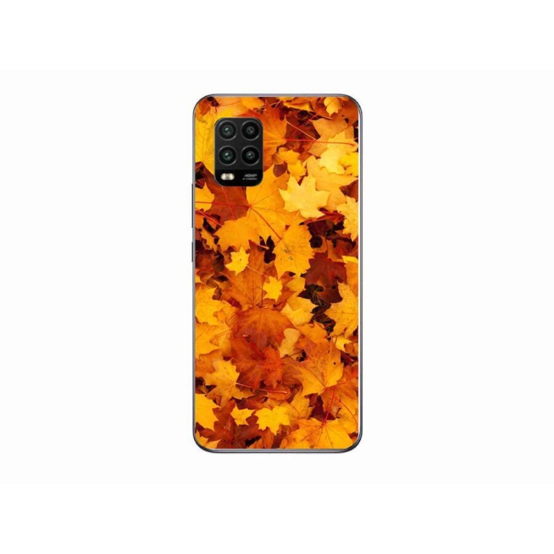 Gél borítás mmCase a Xiaomi Mi 10 Lite készülékhez - juharlevelek