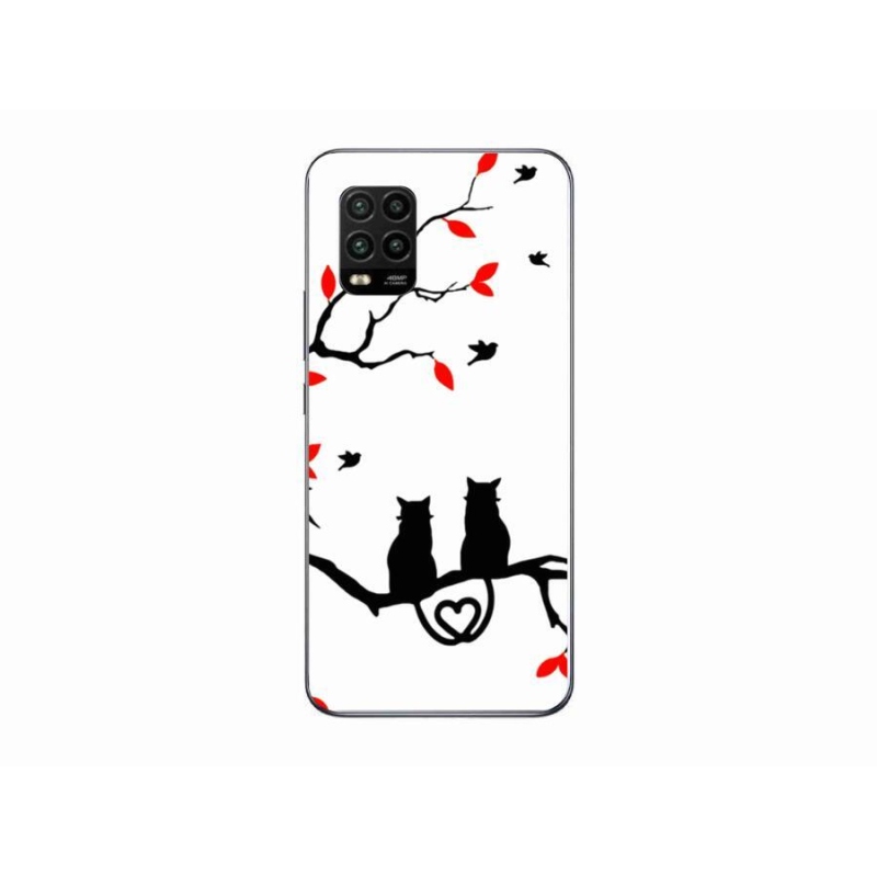 Gél borítás mmCase a Xiaomi Mi 10 Lite készülékhez - macska szeretet