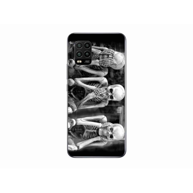 Gél borítás mmCase a Xiaomi Mi 10 Lite számára - csontvázak