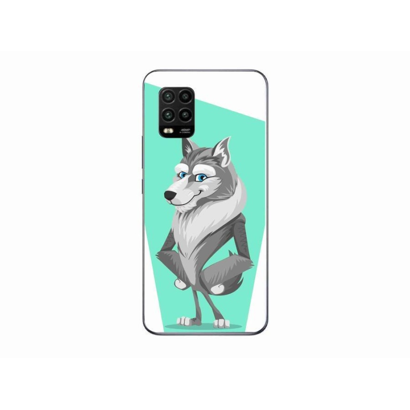 Gél borítás mmCase a Xiaomi Mi 10 Lite készülékhez - rajzfilm farkas