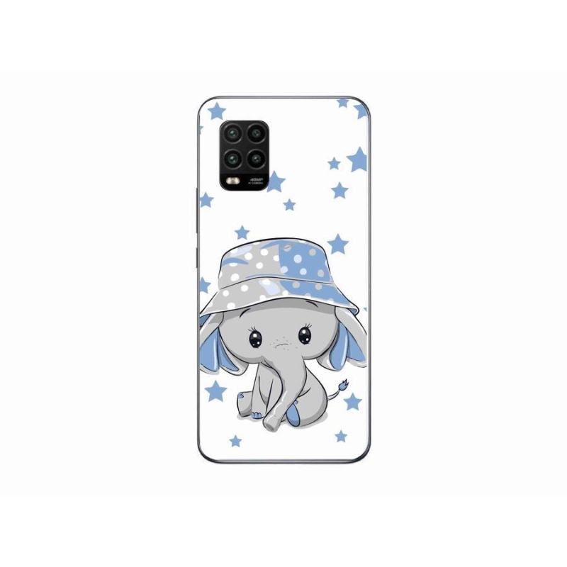 Gél borítás mmCase a Xiaomi Mi 10 Lite készülékhez - kék elefánt