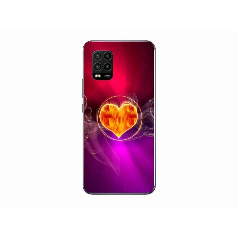 Gél borítás mmCase a Xiaomi Mi 10 Lite készülékhez - tüzes szív