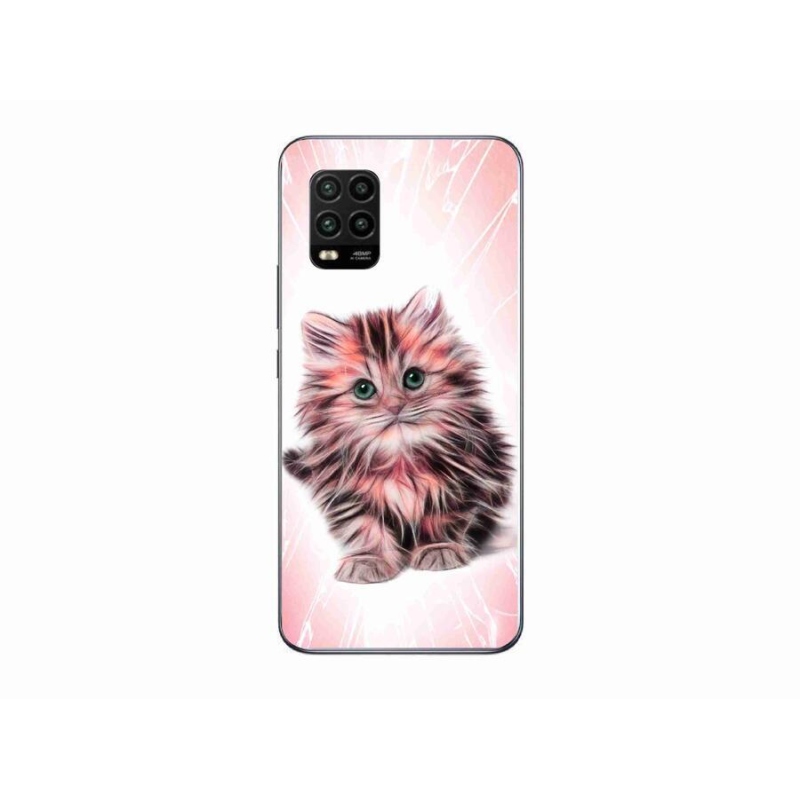 Gél borítás mmCase a Xiaomi Mi 10 Lite készülékhez - aranyos cica