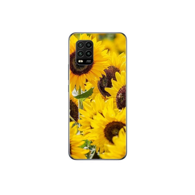 Gél borítás mmCase a Xiaomi Mi 10 Lite készülékhez - Napraforgó