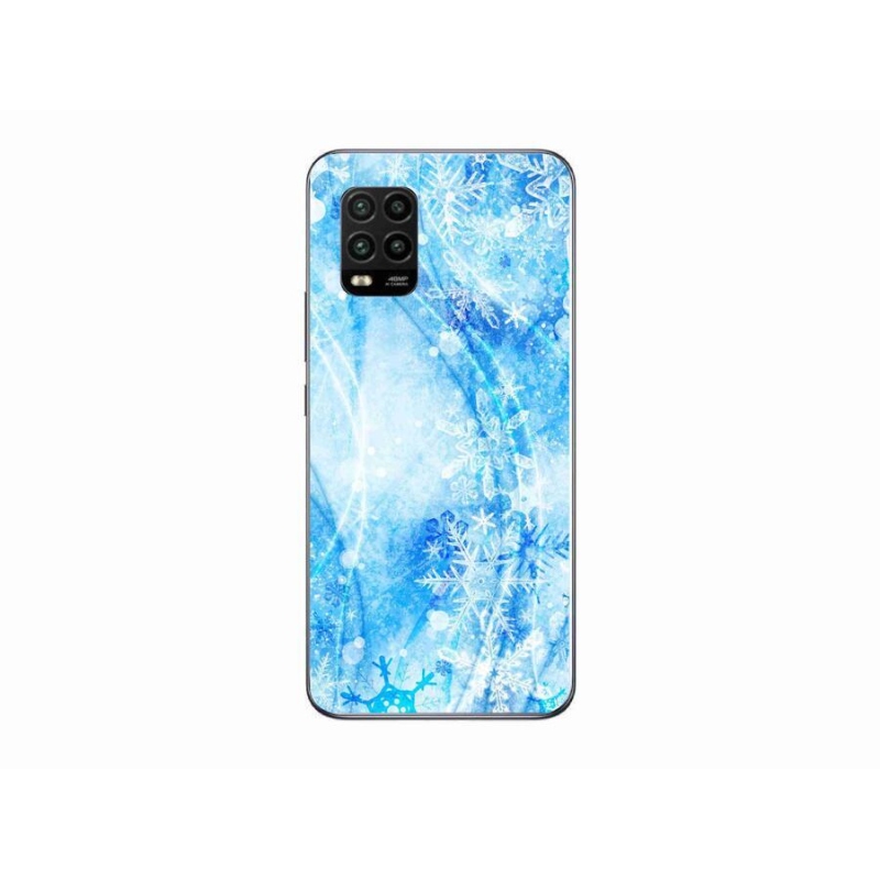 Gél borítás mmCase a Xiaomi Mi 10 Lite készülékhez - hópelyhek