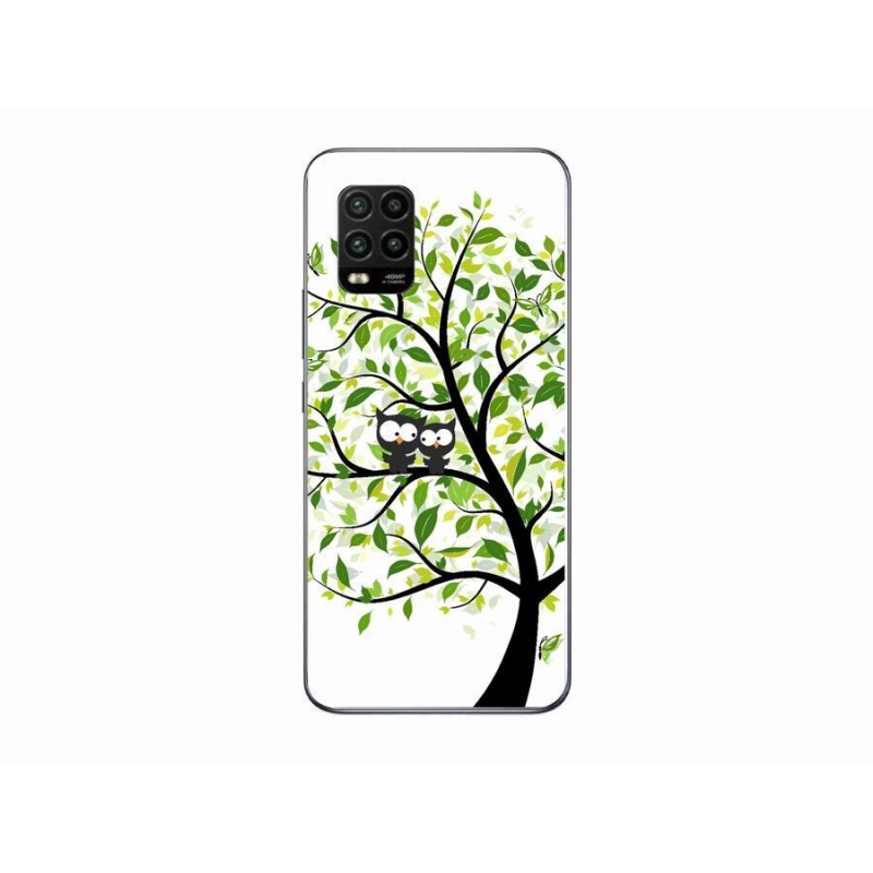 Gél borítás mmCase a Xiaomi Mi 10 Lite számára - baglyok a fán
