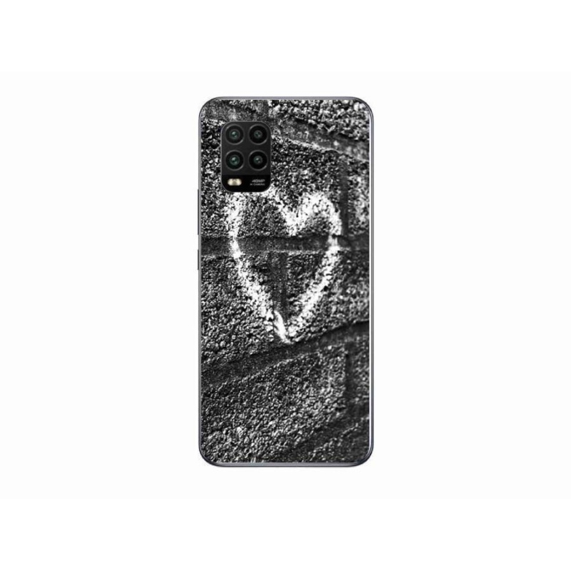 Gél borítás mmCase a Xiaomi Mi 10 Lite számára - szív a falon