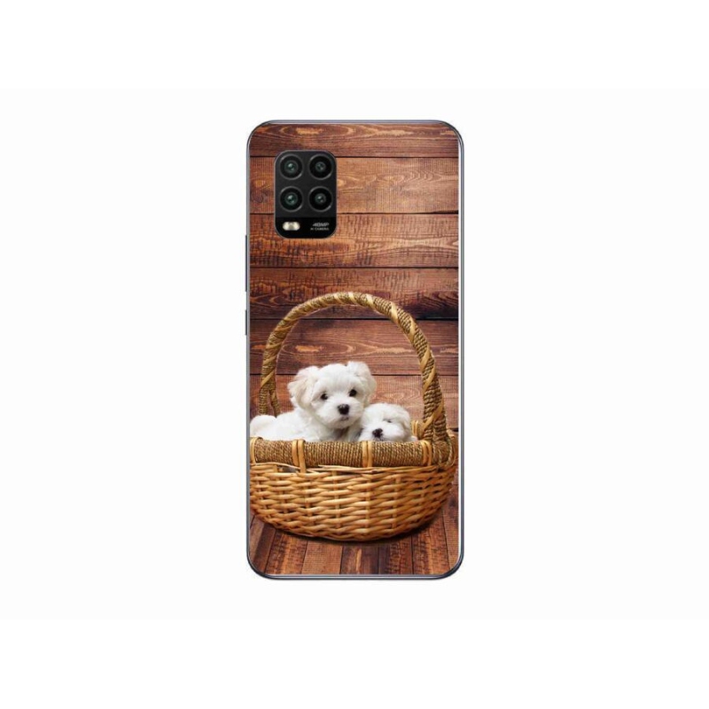 Gél borítás mmCase a Xiaomi Mi 10 Lite számára - kölyökkutyák