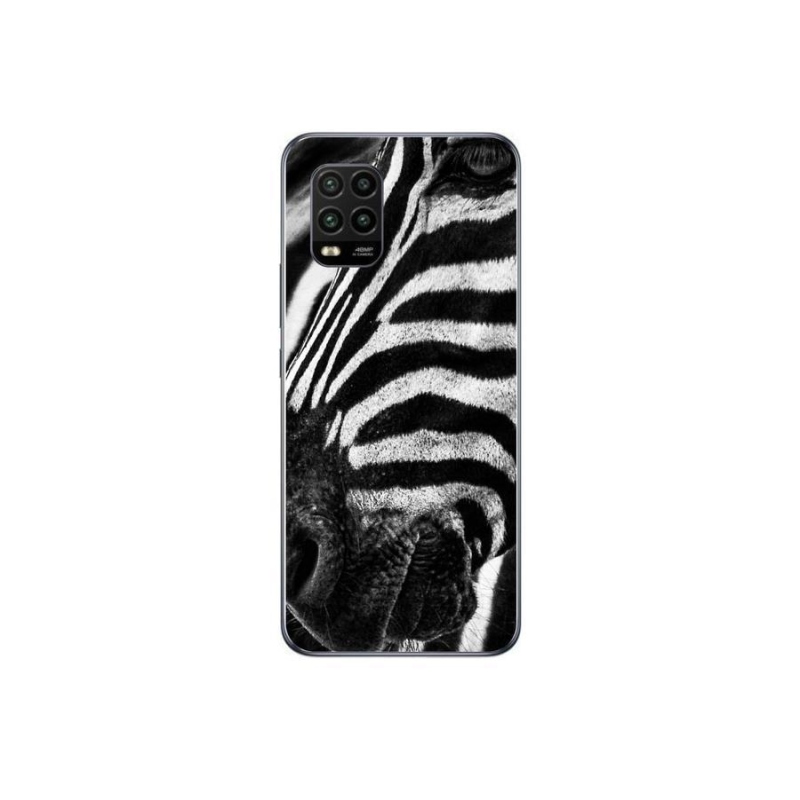 Gél borítás mmCase a Xiaomi Mi 10 Lite készülékhez - zebra