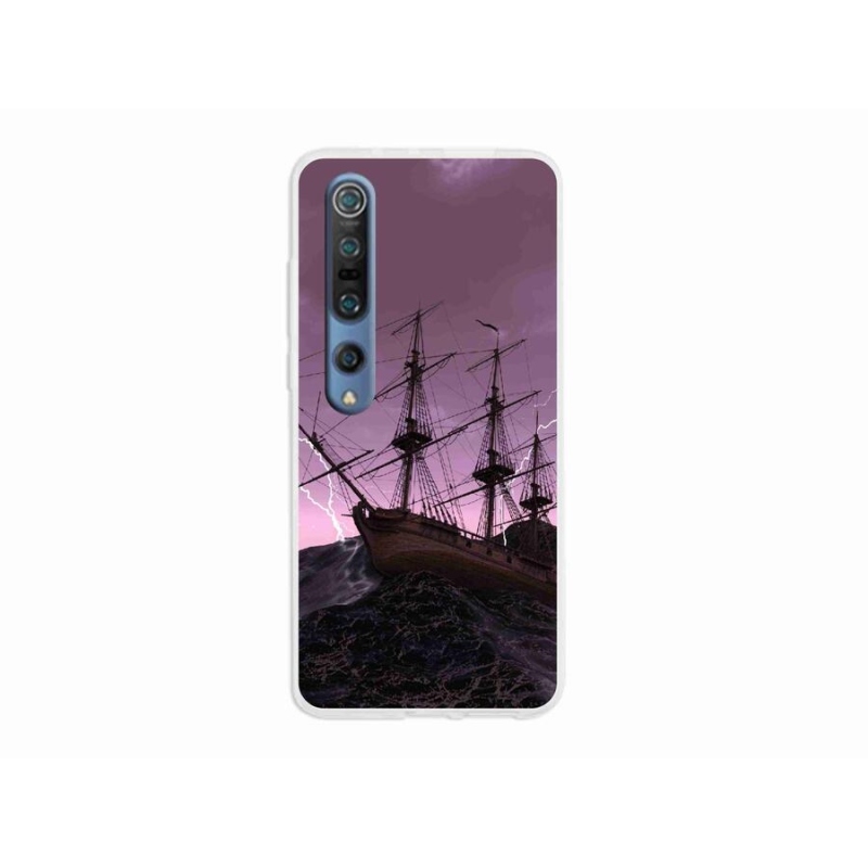 Gél borítás mmCase a Xiaomi Mi 10 számára - hajó a viharban