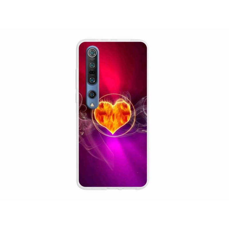 Gél borítás mmCase a Xiaomi Mi 10 készülékhez - tüzes szív