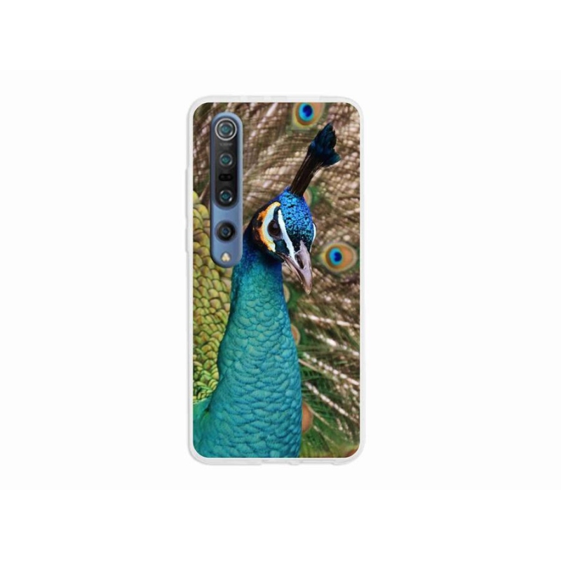 Gél borítás mmCase a Xiaomi Mi 10 készülékhez - páva