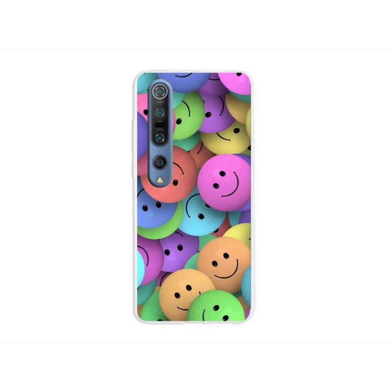 Gél borítás mmCase a Xiaomi Mi 10 Pro készülékhez - színes smiley-k