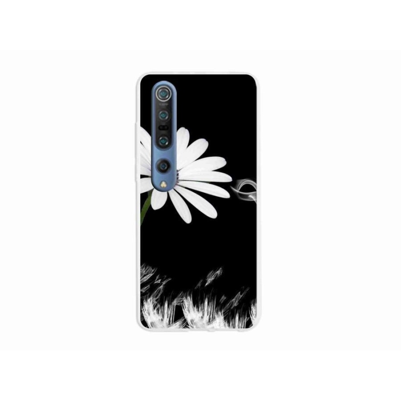 Gél borítás mmCase a Xiaomi Mi 10 Pro készülékhez - fehér virág