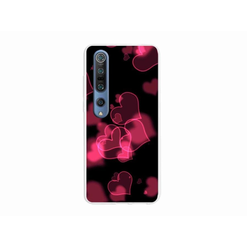 Gél borítás mmCase a Xiaomi Mi 10 Pro készülékhez - piros szívek