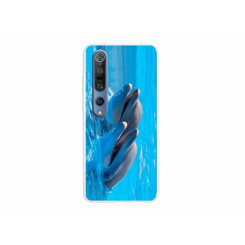 Gél borítás mmCase a Xiaomi Mi 10 Pro készülékhez - delfinek