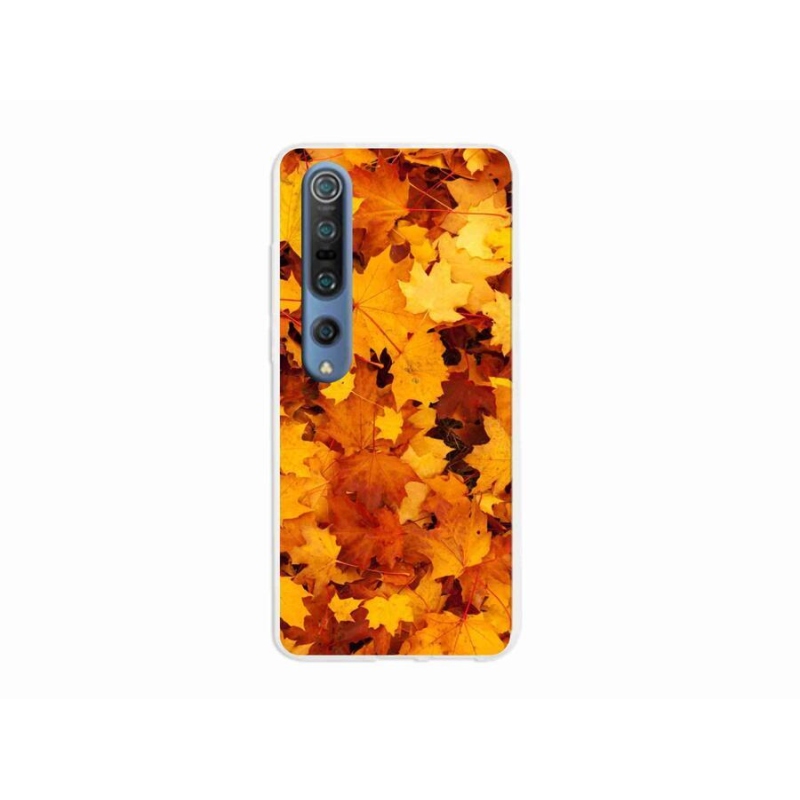 Gél borítás mmCase a Xiaomi Mi 10 Pro számára - juharlevelek