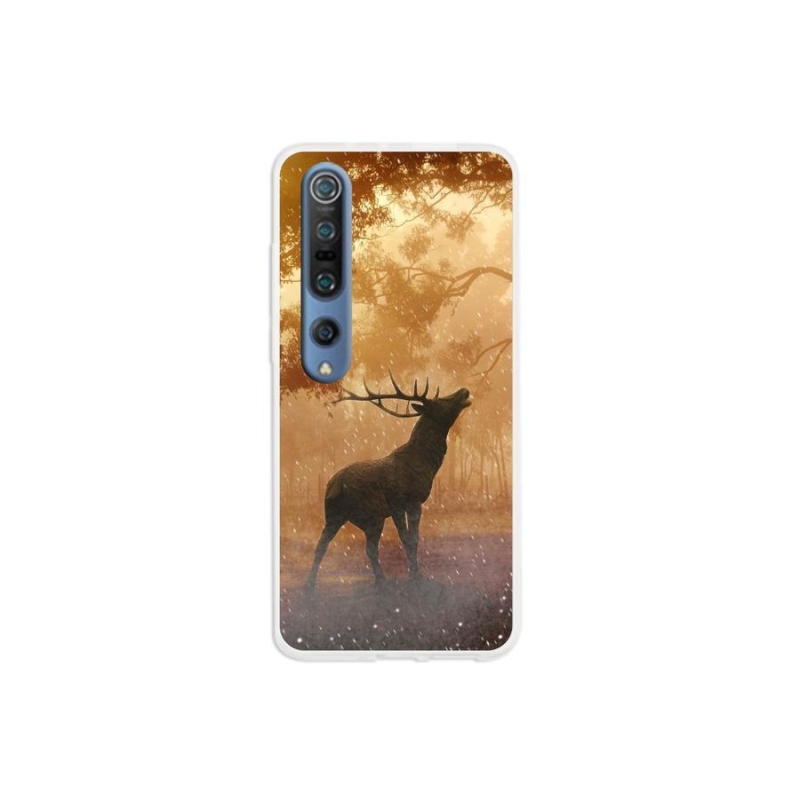 Zselés borítás mmCase a Xiaomi Mi 10 Pro számára - szarvas a vadászaton