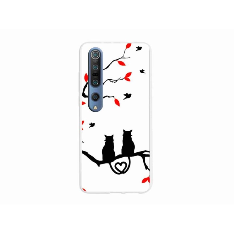 Gél borítás mmCase a Xiaomi Mi 10 Pro számára - macska szeretet