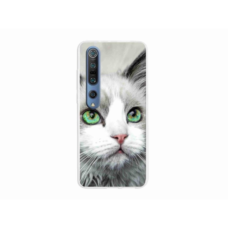 Gél borítás mmCase a Xiaomi Mi 10 Pro számára - macska nézet